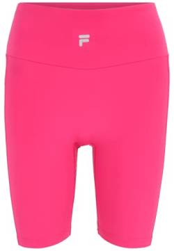 FILA Damen RAKandA high Waist Bike Radler, Pink Yarrow, XS von FILA