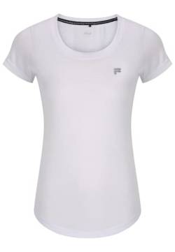 FILA Damen Rahden T-Shirt, Bright White, XS von FILA