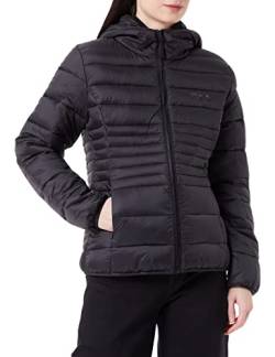 FILA Damen SQUILLE Hooded Lightweight Jacket Jacke, Black, L von FILA