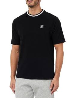 FILA Herren Biloxi T-Shirt, Black, S von FILA