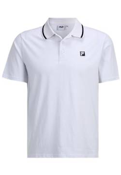 FILA Herren Bucak Polohemd Westlich, Bright White, L von FILA