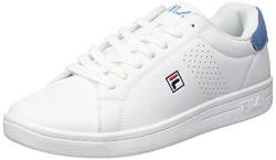 FILA Herren Crosscourt 2 F Sneaker, White-Lichen Blue, 44 EU von FILA
