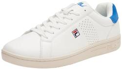 FILA Herren Crosscourt 2 F Sneaker, White-Prime Blue, 42 EU von FILA