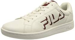 FILA Herren Crosscourt 2 NT Logo Low Sneaker, White-Tawny Port, 46 EU von FILA