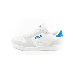 FILA Herren NETFORCE II X CRT Sneaker, White-Prime Blue, 45 EU von FILA