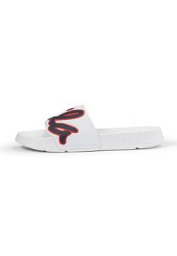 FILA Herren SCRITTO Slipper Slide Sandal, White Navy, 40 EU von FILA