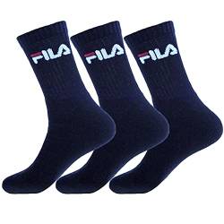 FILA Herren Socken 3-Pack Blau 39-42 von FILA