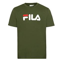 FILA Herren T-Shirt Kurzarmshirt Rundhalsshirt Streetwear Unisex Bellano Tee, Farbe:Grün, Größe:M, Artikel:-60012 Loden Green von Fila