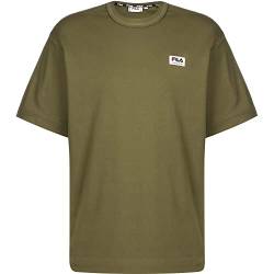 FILA Herren TAIPAS Oversized Tee T-Shirt, Burnt Olive, XS von FILA