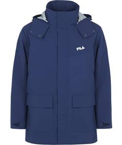 FILA Herren TANVALD Light Parka Jacket Padded, Medieval Blue, M von FILA