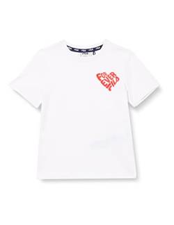 FILA Mädchen Baton Rouge T-Shirt, Bright White, 86/92 von FILA