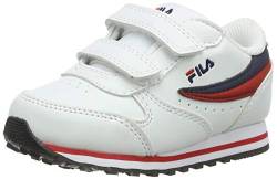 FILA Orbit infants Unisex-Baby Sneaker, Weiß (White/Dress Blue), 24 EU von FILA