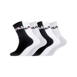 FILA Socken Herren Angenehm, SportSocken Herren, Anti-Reizung, Ultraweich (6er Pack) von FILA