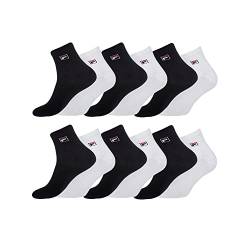 FILA Socken Herren Empfindliche Haut, SportSocken Herren, Rutschfest, Ultraweich (12er Pack) von FILA