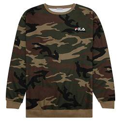 FILA Sweatshirts for Men, Crewneck Sweatshirt, Big and Tall Mens Sweatshirt Camo von FILA