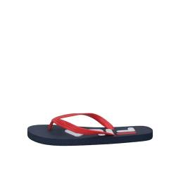 FILA Troy men Herren Slipper, Blau (Dress Blues/High Risk Red), 45 EU von FILA