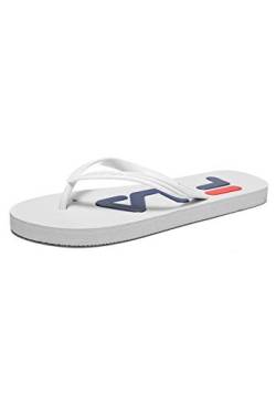 FILA Troy men Herren Slipper, Weiß (White), 44 EU von FILA