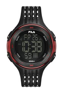 FILA Unisex-Armbanduhr Digital Quarz 38-093-001 FILACTIVE Schwarz Plastik von FILA