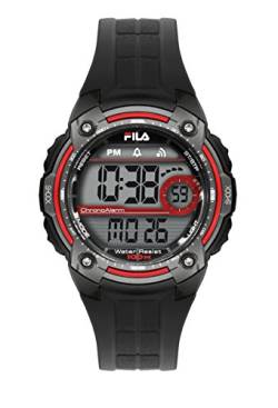 FILA Unisex-Armbanduhr Digital Quarz 38-095-001 FILACTIVE Schwarz Grau Plastik von FILA