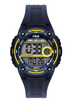 FILA Unisex-Armbanduhr Digital Quarz 38-095-002 FILACTIVE Blau Gelb Plastik von FILA