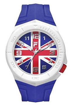FILA Unisex-Armbanduhr Fan Sport 38-072-011 FILACASUAL Großbritannien Fahne Fanartikel von FILA