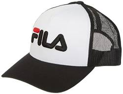 FILA Unisex BEPPU linear logo snap back Baseballkappe,Black Beauty-Bright White,Einheitsgröße von FILA