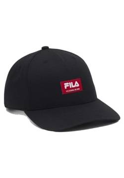 FILA Unisex Brighton Coord Label Baseballkappe, Black, OneSize von FILA