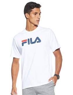 FILA Unisex Classic Pure ss Tee T-Shirt, Bright White, M von FILA