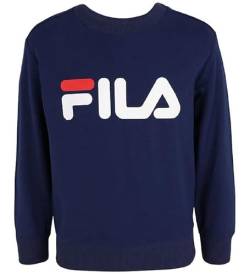 FILA Unisex Kinder BABINA GREDA Classic Logo Crew Sweatshirt, Medieval Blue, 86/92 von FILA