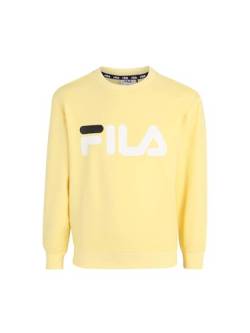 FILA Unisex Kinder BABINA GREDA Classic Logo Crew Sweatshirt, Pale Banana, 110/116 von FILA