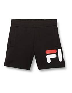 FILA Unisex Kinder BAJAWA Classic Logo Shorts, Black, 98/104 von FILA