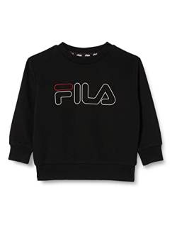 FILA Unisex Kinder SAARBURG Sweatshirt, Black, 110/116 von FILA