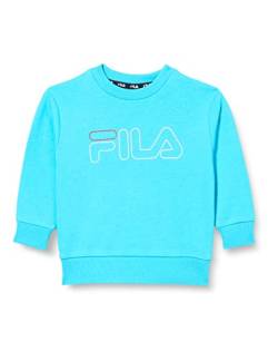 FILA Unisex Kinder SAARBURG Sweatshirt, Blue Atoll, 86/92 von FILA