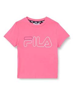 FILA Unisex Kinder SAARLOUIS T-Shirt, Fandango Pink, 86/92 von FILA