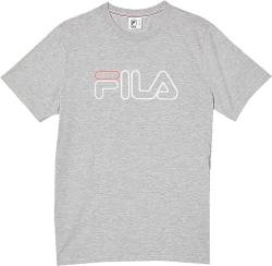 FILA Unisex Kinder SAARLOUIS T-Shirt, Light Grey Melange, 110/116 von FILA