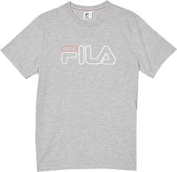FILA Unisex Kinder SAARLOUIS T-Shirt, Light Grey Melange, 134/140 von FILA
