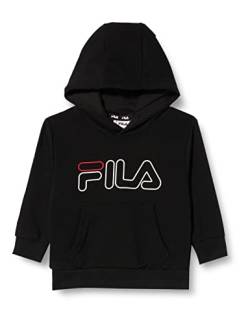 FILA Unisex Kinder SASSNITZ Kapuzenpullover, Black, 98/104 von FILA