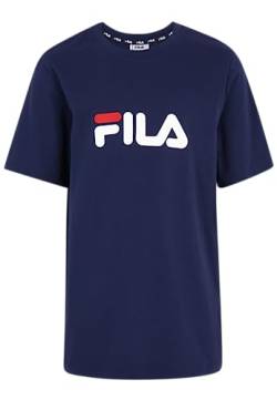 FILA Unisex Kinder SOLBERG classic logo T-Shirt,Medieval Blue,134/140 von FILA