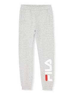 FILA Unisex Kinder SONGE Classic Logo Sweat Freizeithose, Light Grey Melange, 170/176 von FILA