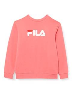 FILA Unisex Kinder SORDAL Classic Logo Crew Sweatshirt, Coral Paradise, 170/176 von FILA