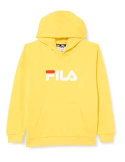 FILA Unisex Kinder Sande Classic Logo Kapuzenpullover, Haba¤ero Gold, 146/152 von FILA