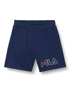 FILA Unisex Kinder Scharan Shorts, Medieval Blue, 98/104 von FILA