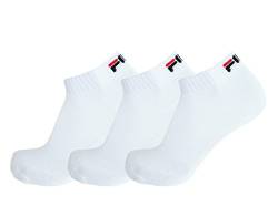 FILA Unisex Sport Socken Training Socks 3-Pack 3012011 White 39-42 von FILA