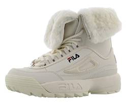 Fila Disruptor Shearling Damen Schuhe, Weiss/opulenter Garten, 39 EU von FILA