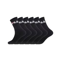 Fila Herren Sportsocken FILA/AM/TNX6 (6er Pack), Schwarz, 39/42 von FILA