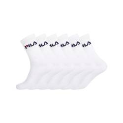 Fila Herren Sportsocken FILA/AM/TNX6 (6er Pack), Weiß, 39/42 von FILA