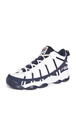 Fila Men's Stackhouse Spaghetti Sneakers, White Navy Red, 10 Medium US von FILA