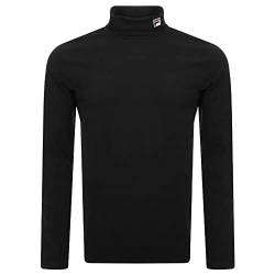 Fila Vintage Classic Roll Neck Tshirt Black-Medium von FILA