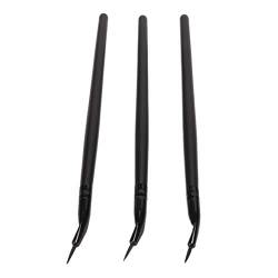 Bent Eyeliner Brush 3pcs Define Eyeliner Brush Professionelles Make-up Ultrafeiner Abgewinkelter Gel-Eyeliner-Pinsel Kosmetik-Make-up-Werkzeug für Frauen von FILFEEL