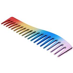 Breites Zahnkamm-Set, Entwirrender Kunststoff-Haarkamm für Frauen (Mehrfarbig) von FILFEEL